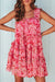 Floral Ruffled Square Neck Dress SNAP-Something New And Pretty 