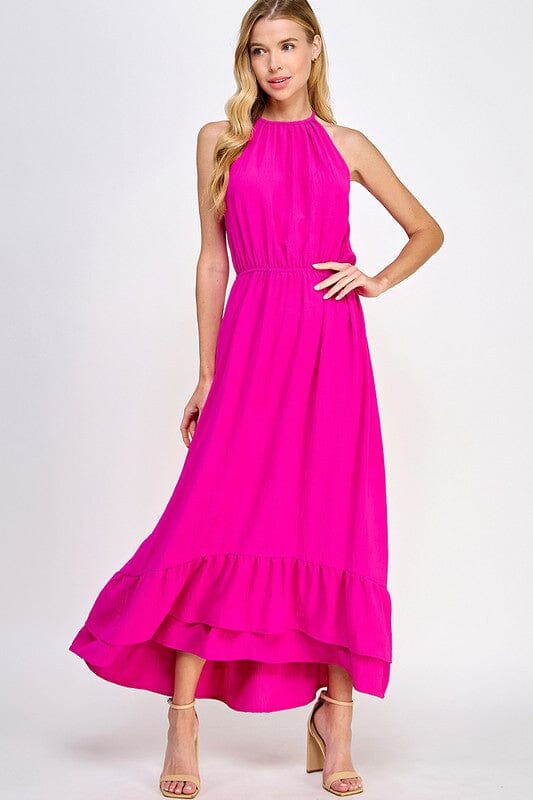 Flounce Solid Maxi 2 hearts 