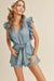 Flutter Sleeve Romper miou muse 