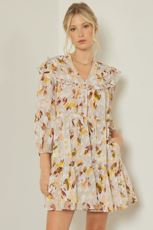 Friendsgiving Brushstroke Dress entro 