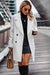 Fuzzy Fleece Faux Fur Open Front Pockets Coats SNAP-Something New And Pretty 