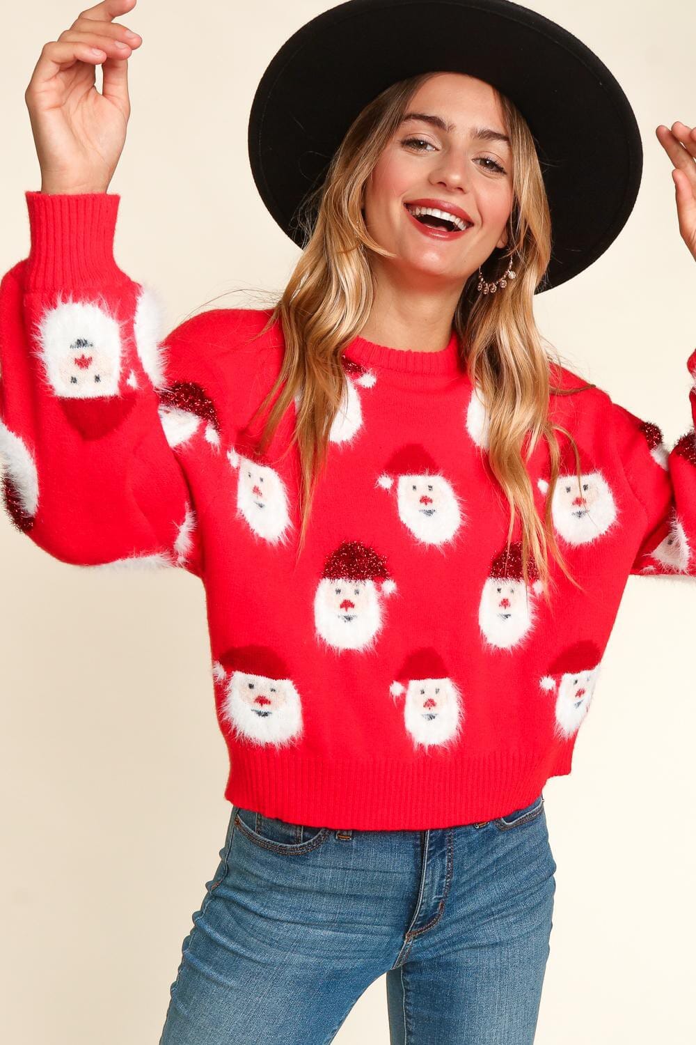 Fuzzy Santa Sweater Haptics 