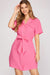 Gauzy Cotton Utility Shirt Dress she + sky 