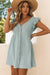 Gauzy Mint Button Dress Kentce 