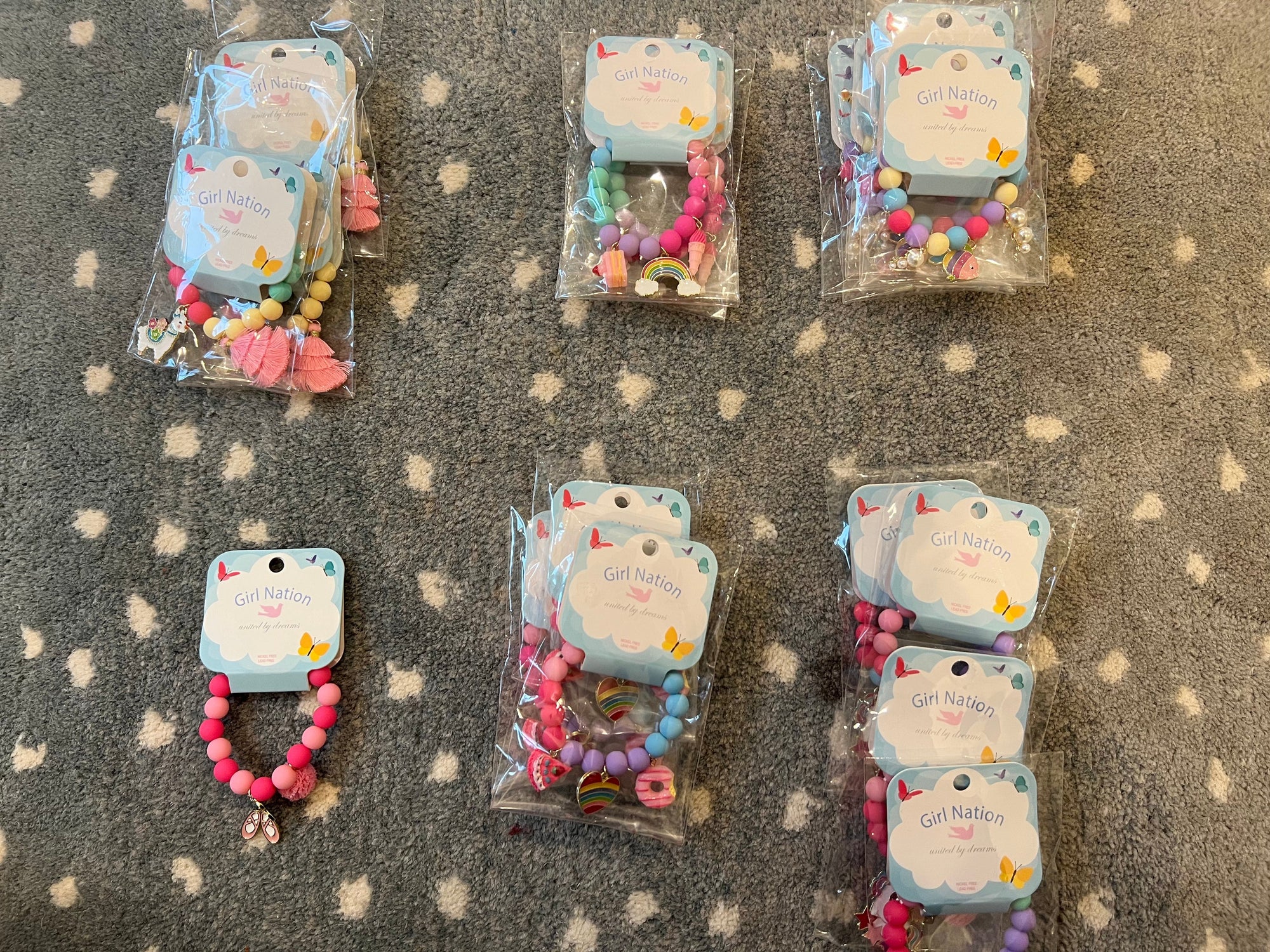 Girl Nation Stretchy Bracelets girl nation 