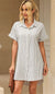 Gray Short Sleeve Striped Shirt Dres Shiying 