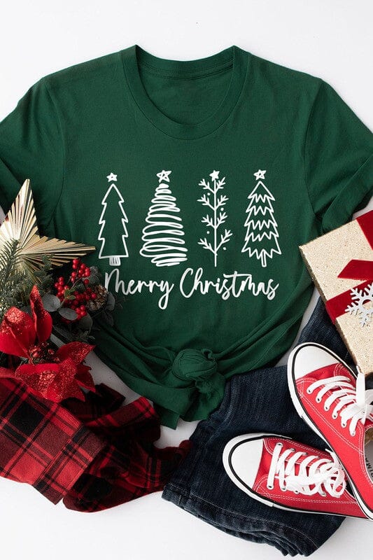 Green Merry Christmas Tee Kentce 