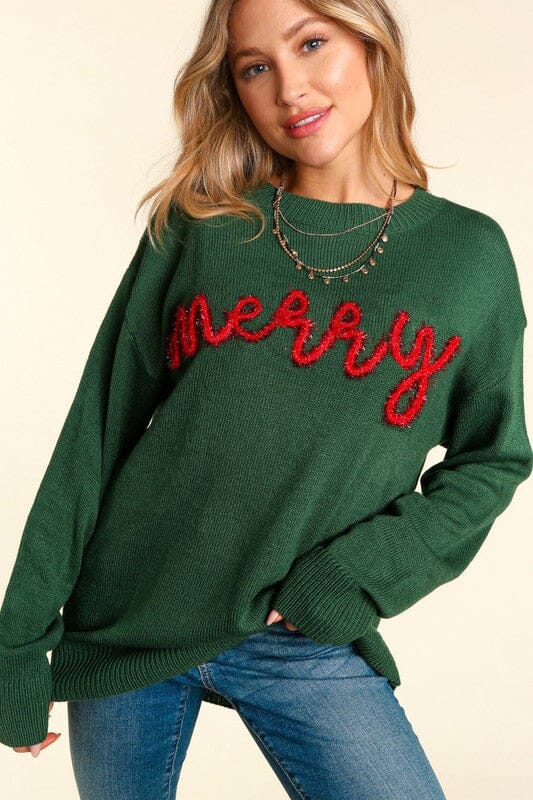 Green Merry Sweater Haptics 