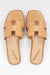 H Cutout Sandals - Camel ccocci 