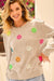 Happy Face Patch Sweatshirt Main Strip 