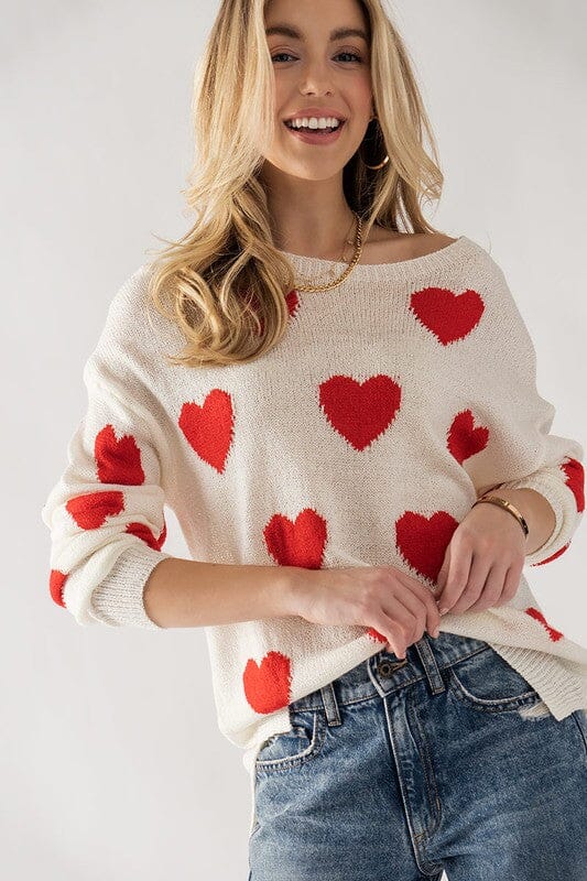 Heart Intarsia Sweater Trend Notes 