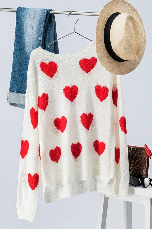 Heart Intarsia Sweater Trend Notes 