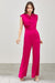 High Neck Cowl Jumpsuit Do+Be 