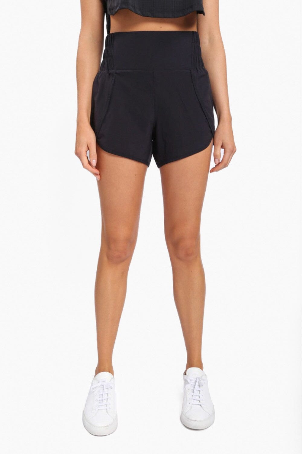 Highwaist Athleisure Split Shorts Mono B 