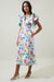 In Bloom Floral Santana Ruffle Tie Back Dress Sugarlips 