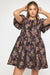 Jacquard Puff Sleeve Dress entro 