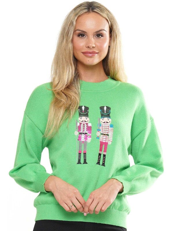 Jeweled Nutcracker Sweater why dress 