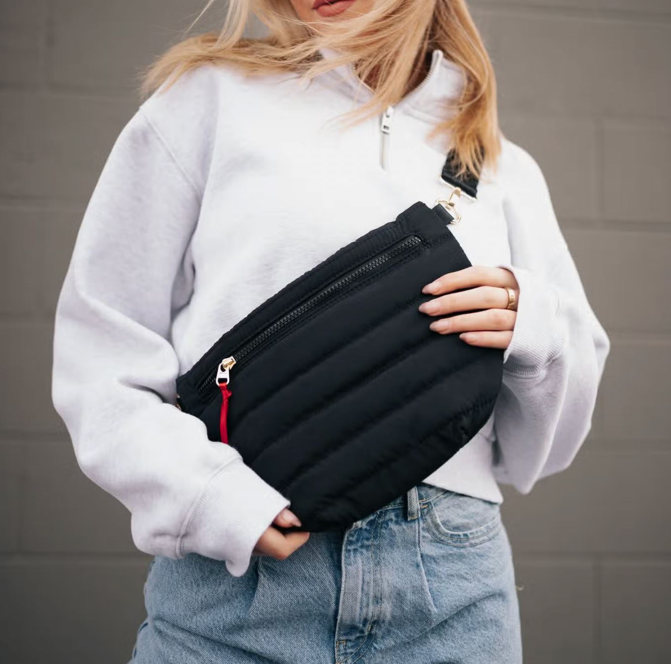 Jolie Puffer Belt Bag pretty simple 