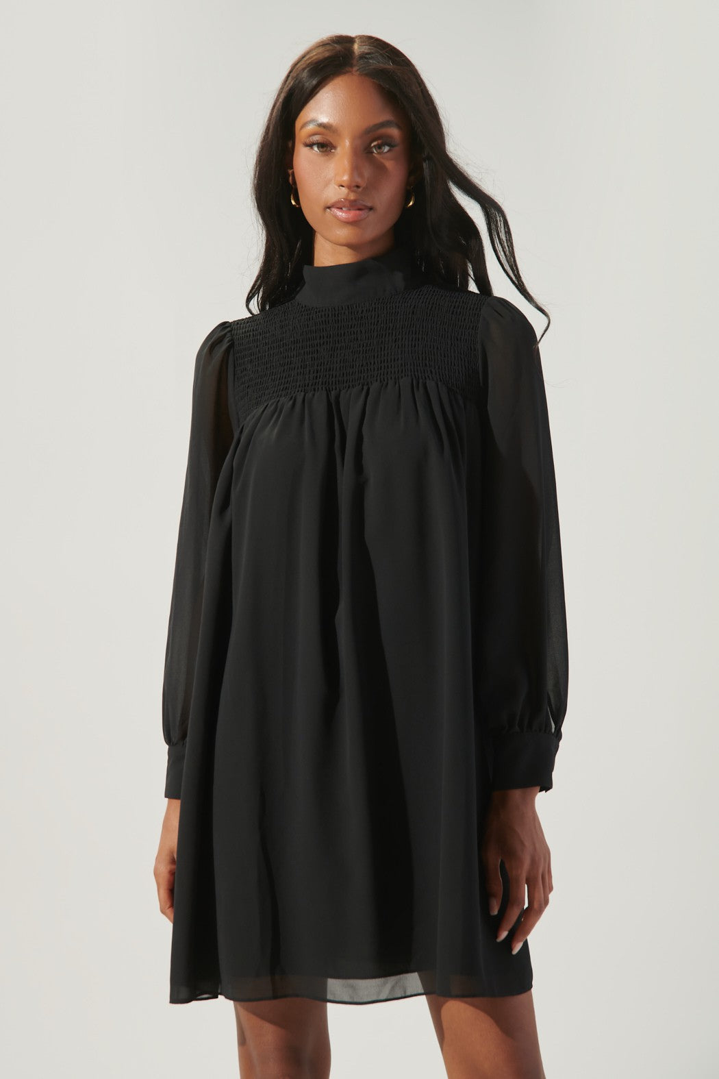 Kam Mock Neck Dress Sugarlips 