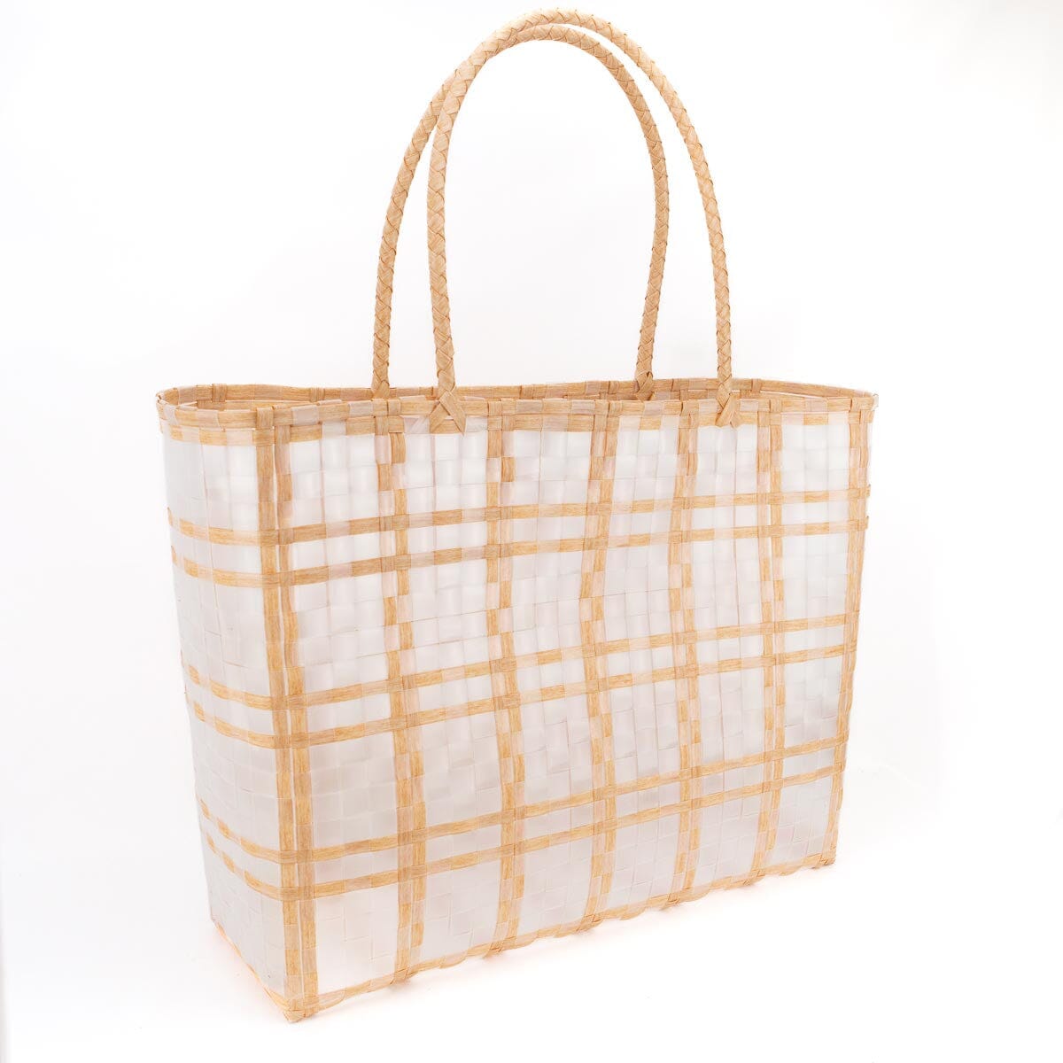 Keone Woven Beach Tote in Light Natural The Royal Standard 