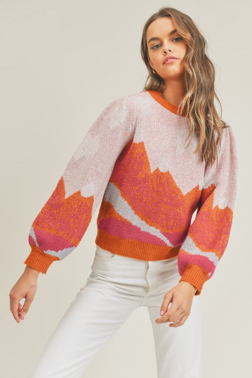 Knit Landscape Sweater lush clothing 