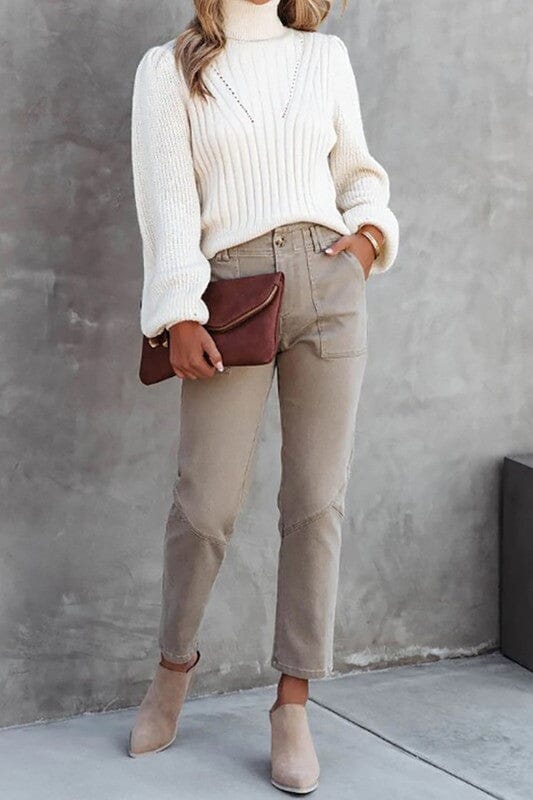 Knit Turtleneck Sweater cezele 