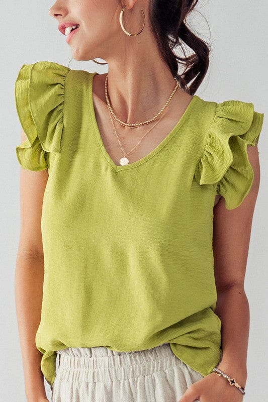 Layered Ruffle Top ever b 