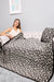 Leopard Patterned Reversible Blanket - New Colors 2023 Wona Trading 