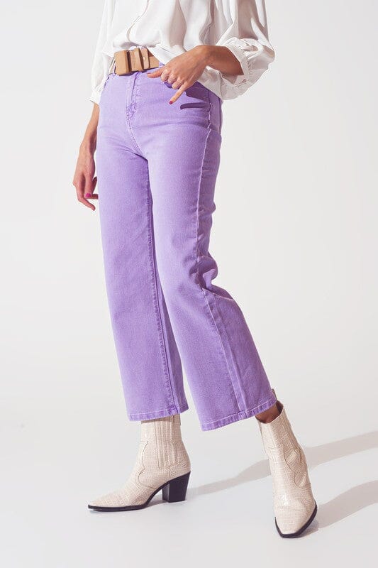 Lilac Wide Leg Jeans Q2 