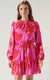 Linnea Floral Balloon Sleeve Blouson Dress Sugarlips 