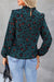 Long Sleeve Leopard Ruffled Shirt Top supreme fashion 