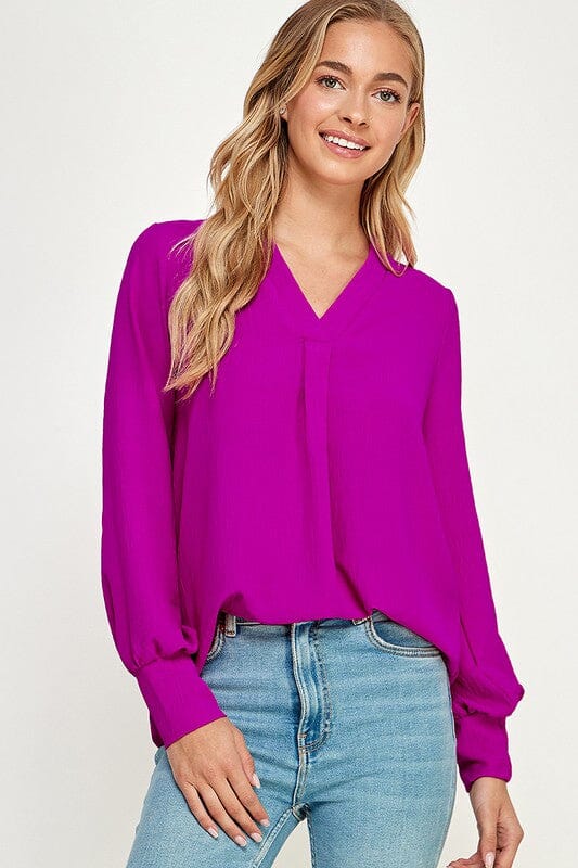LS Crossover V-Neck 2 hearts 