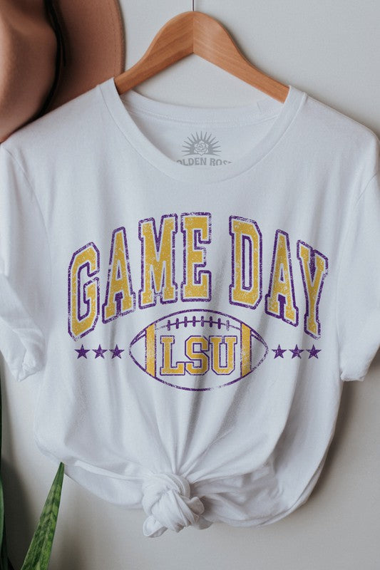 LSU Gameday Tee golden rose 