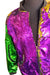 Mardi Gras Sequin Zip Jacket Crystal Breeze 