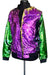 Mardi Gras Sequin Zip Jacket Crystal Breeze 