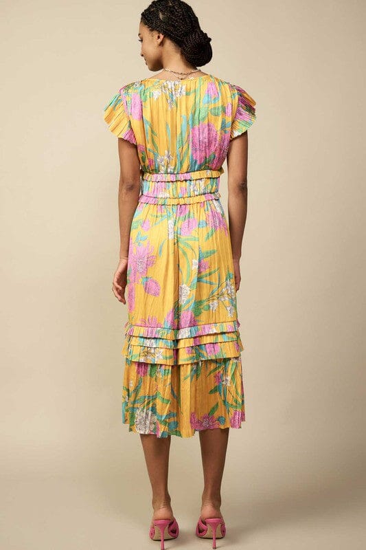 Marigold Floral Midi current air 