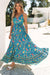 MAXI Teal Boho Dress Shewin 