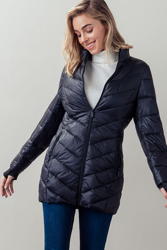 Mid-Thigh Puffer Coat love tree 