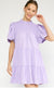 Mock Neck Puff Sleeve Dress entro 