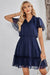 Navy Lurex Dress supreme fashion 