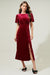 Night Bloom Velvet Midi Dress Sugarlips 