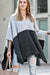 Oversize Charcoal Poncho mazik 