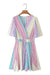 Pastel Striped Twirly Dress SNAP-Something New And Pretty 