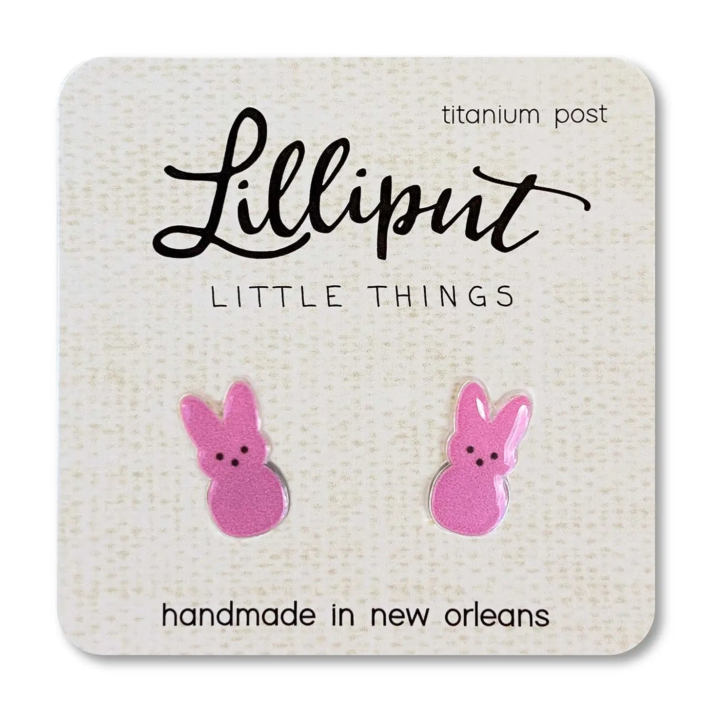 Peeps Acrylic Earrings Lilliput Little Things 