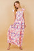 Pink and Purple Floral Maxi Sundayup 