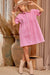 Pink Denim Dress andree by unit 