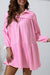 Pink Gauze Cotton Babydoll Dress Kentce 