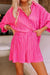 Pink Pleated Set Youmi 