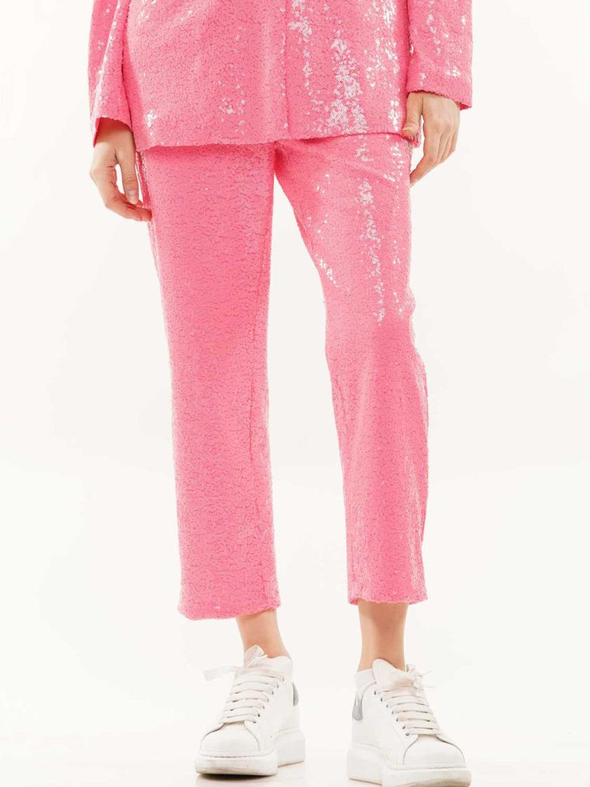 Pink Sequin Pants why dress 