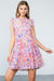 Pink Swirl Ruffle Dress thml 